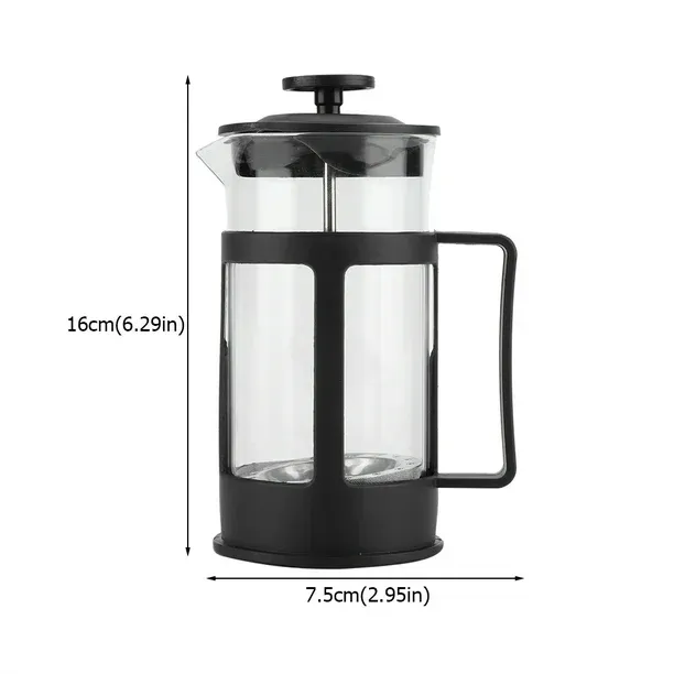 French Cafetière - Passoire à Café - 350 ml- Verre