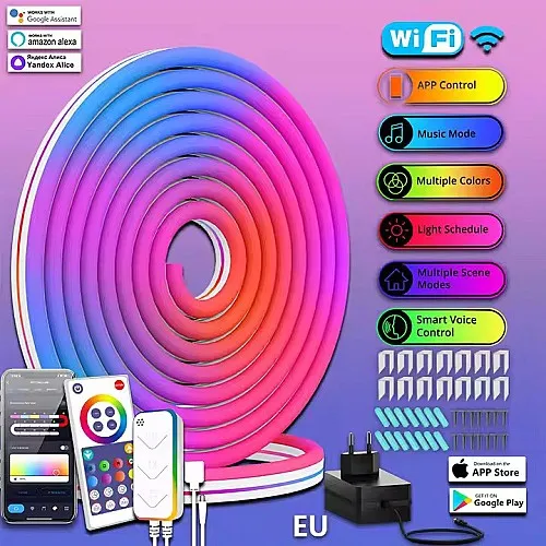 Bande LED Néon RGB Intelligente - 5Metres