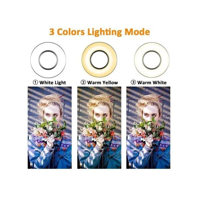 Ring Light Selfi Support Flexible DeTelephone Anneau lumineux LED