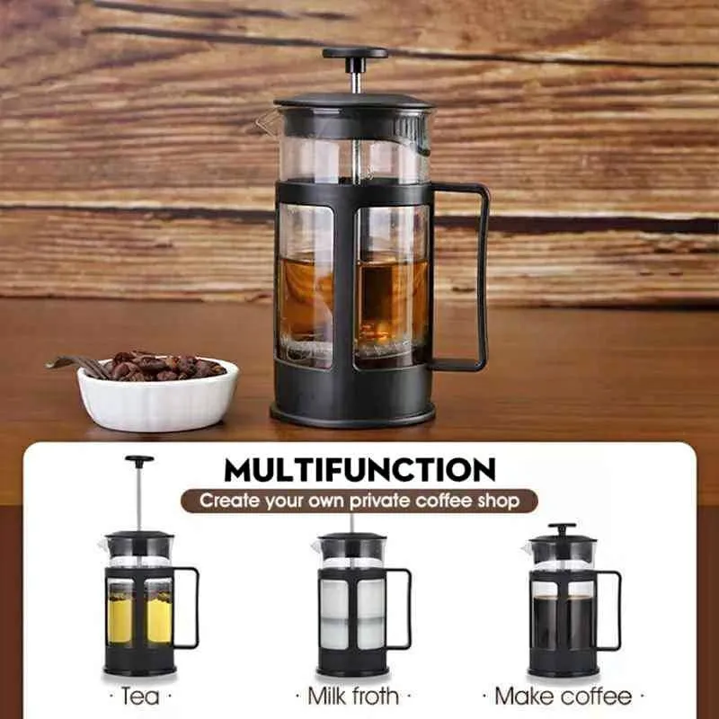 French Cafetière - Passoire à Café - 350 ml- Verre