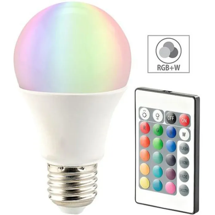 Lampe Led RGB 16couleurs – E27 - avec Télécommande