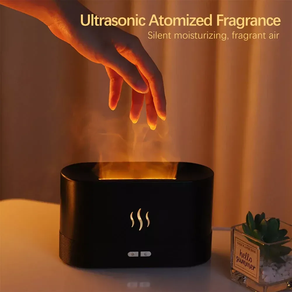 Diffuseur d'arôme effet flammes 2