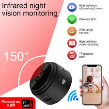 Mini Caméra A9-HD 1080P avec Vision Nocturne