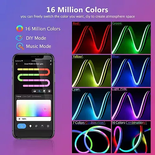 Bande LED Néon RGB Intelligente - 5Metres