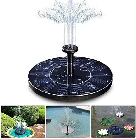 Fontaine Solaire Extérieur Flottante